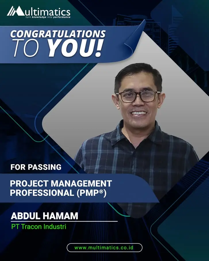 PMP® graduate Abdul Hamam